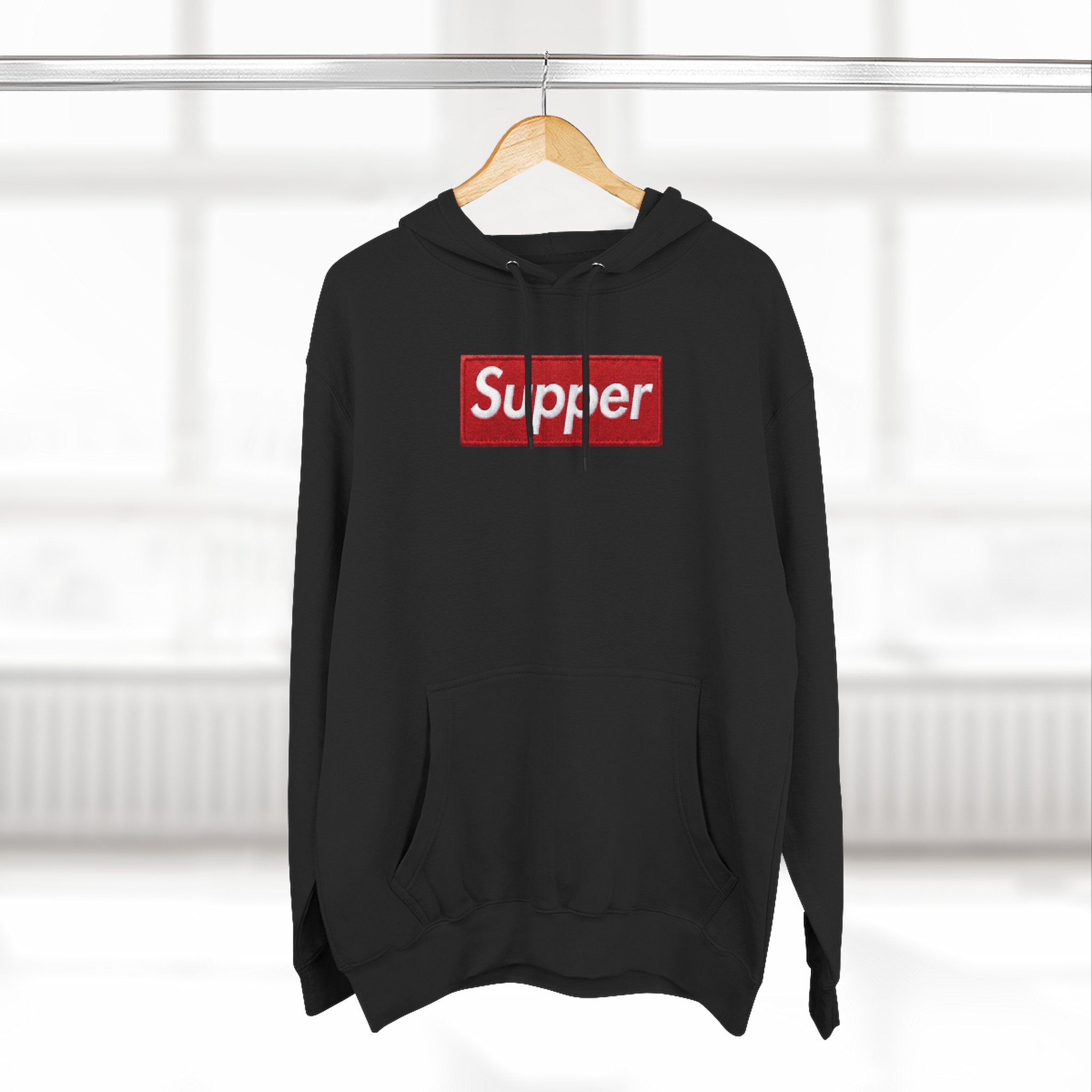 KNOCK OFF “Supper” Hooded Sweatshirt - 001