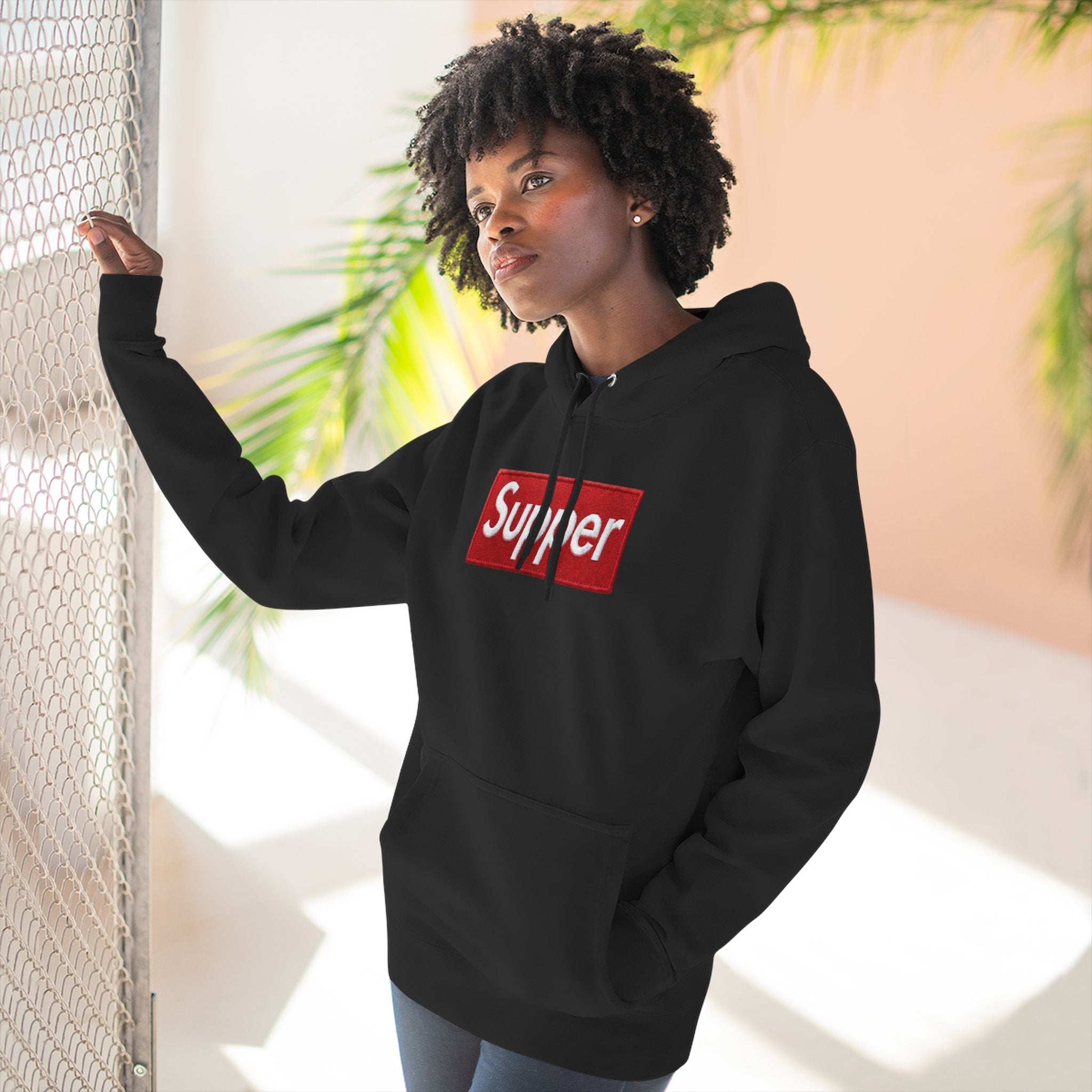 KNOCK OFF “Supper” Hooded Sweatshirt - 001