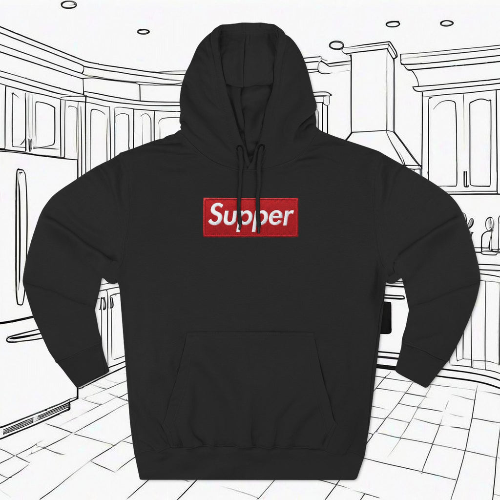KNOCK OFF “Supper” Hooded Sweatshirt - 001